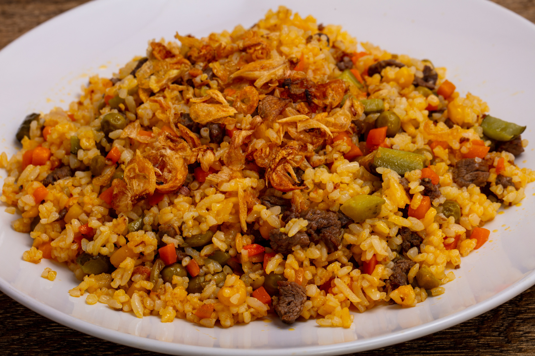 Fried rice with beef