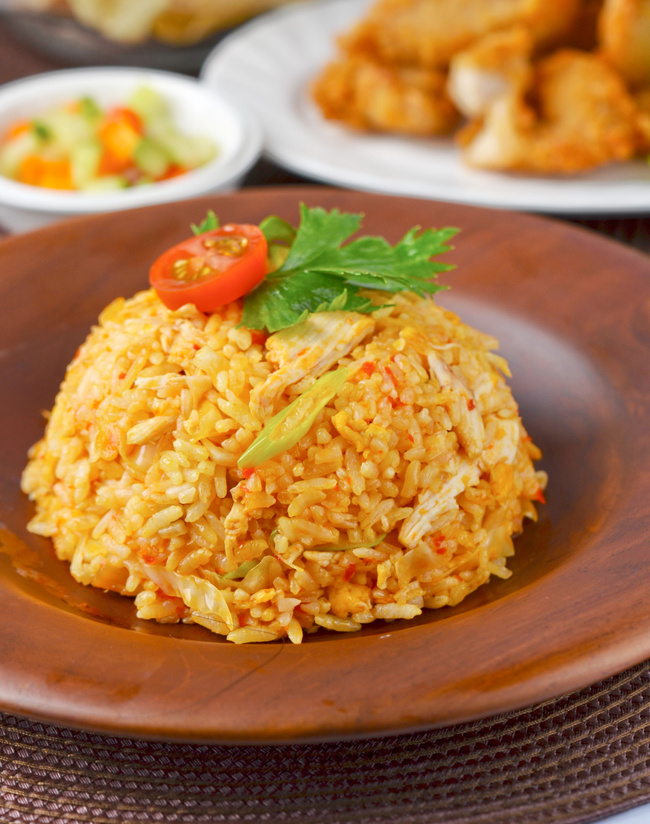 A popular Indonesian specialty is Fried Rice (Nasi Goreng). Fried rice can be added with various ingredients such as meat, chicken, fish, seafood and vegetables